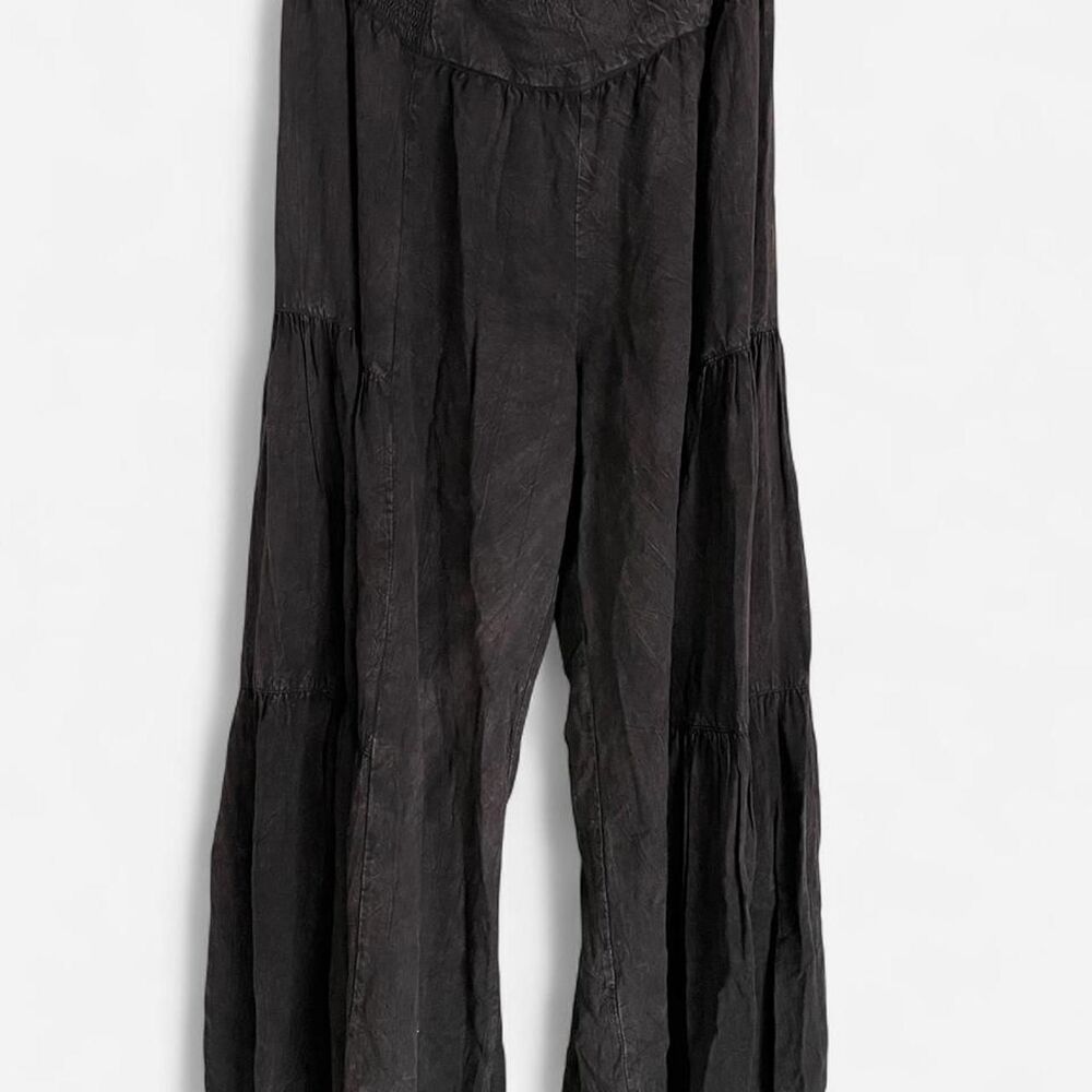 Angie Women's Black and Brown Trousers